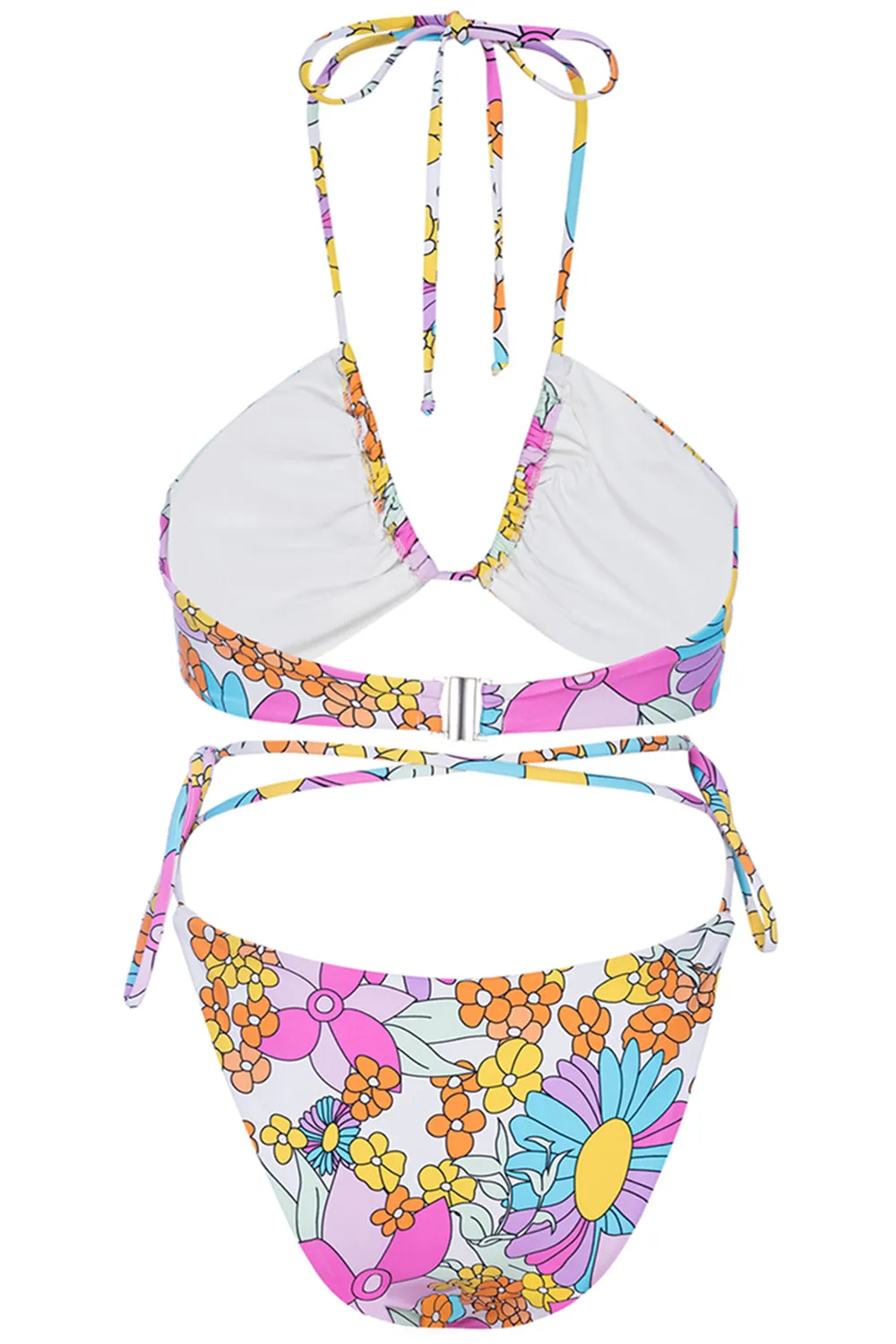 Floral Triangle Bikini Set sold by Vetchy product image thumbnail 3