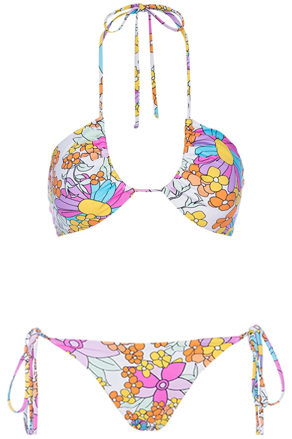 Floral Triangle Bikini Set sold by Vetchy product image thumbnail 5