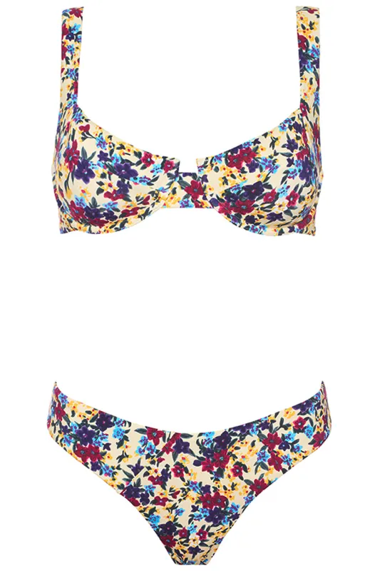 Laguna Bikini Vintage Floral Set sold by Vetchy