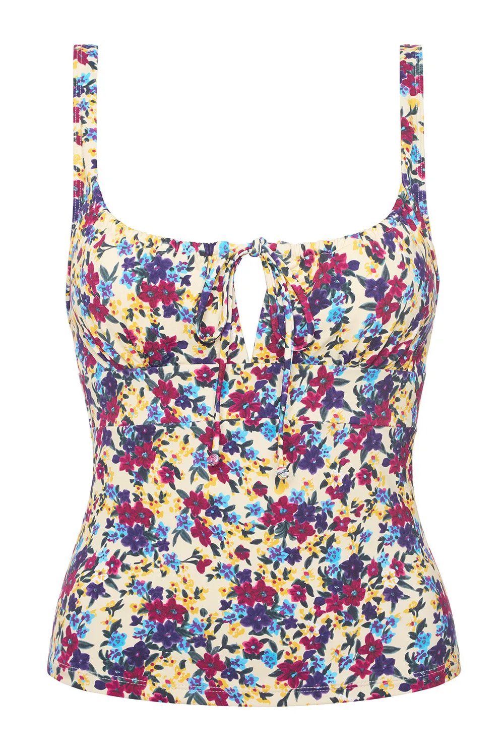 Vintage Floral Tankini Top sold by Vetchy