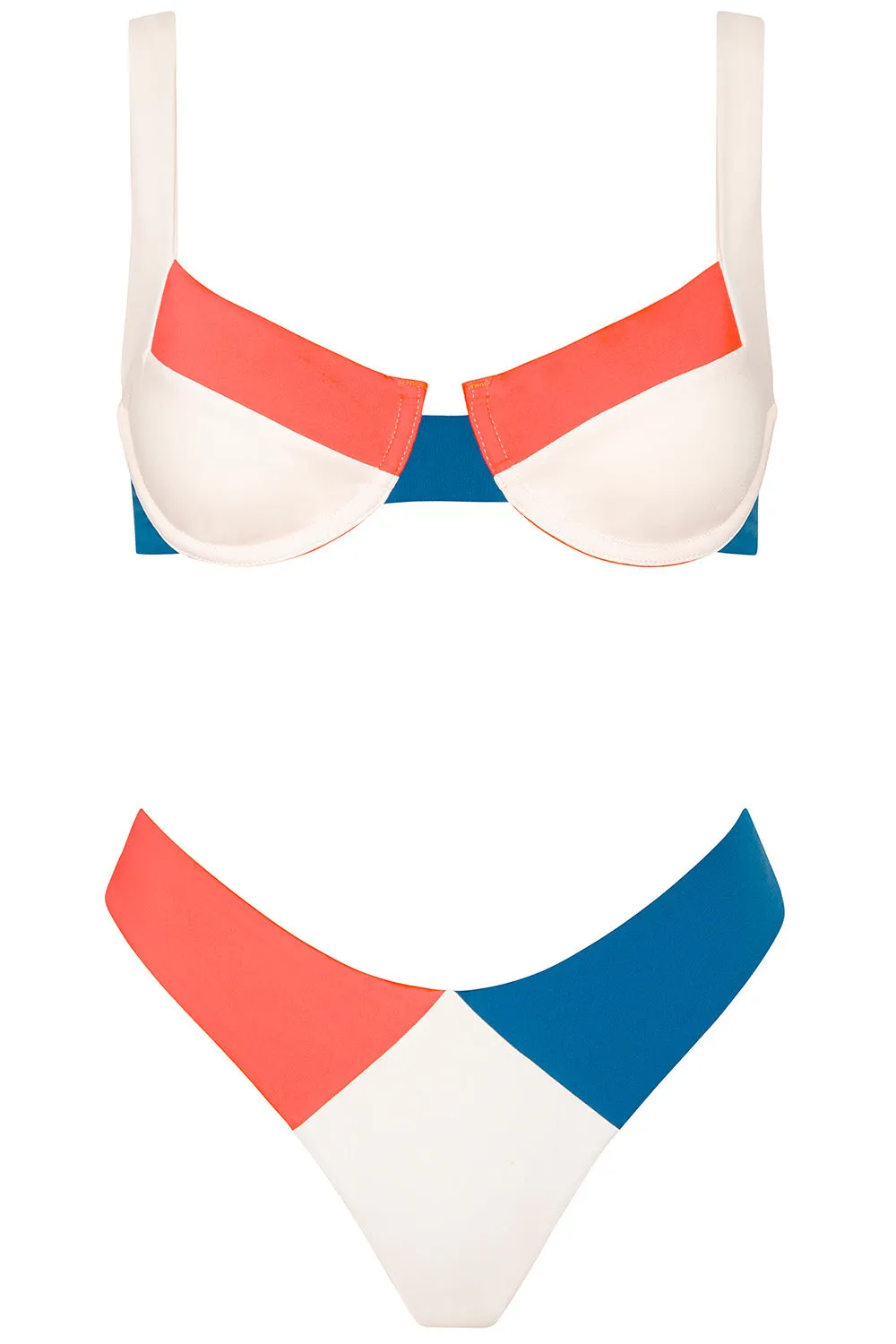 Laguna Bikini Daiquiri Tricolor Set sold by Vetchy