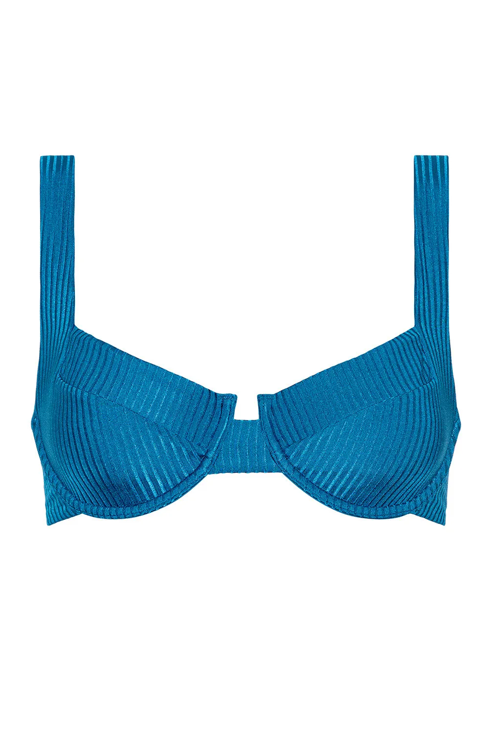 Laguna Bikini Navy Ribbed Set sold by Vetchy product image thumbnail 4
