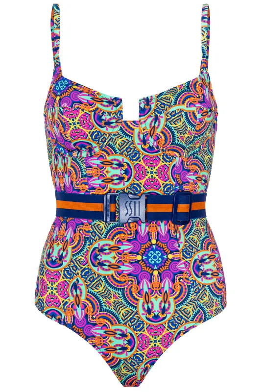 Montego Underwire Tile Swimsuit sold by Vetchy