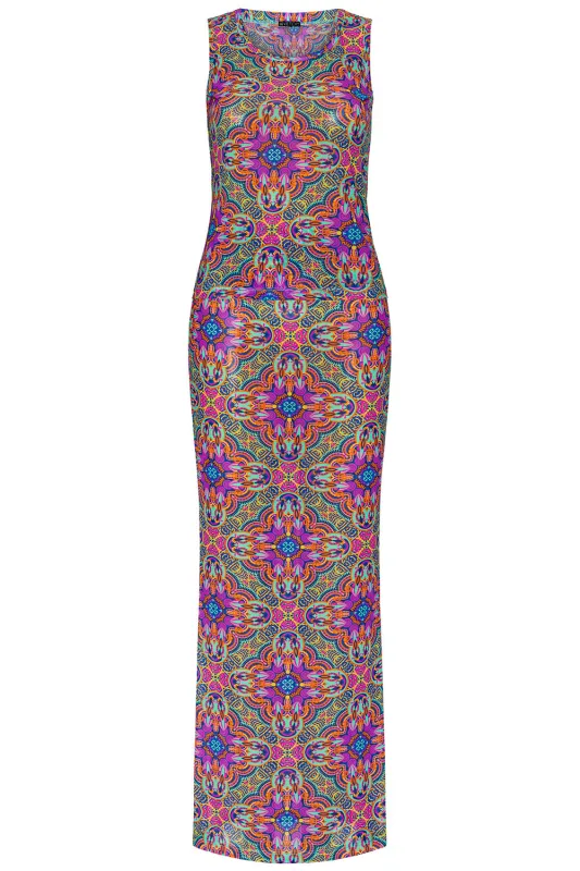 Tile Print Tank and Skirt Set sold by Vetchy