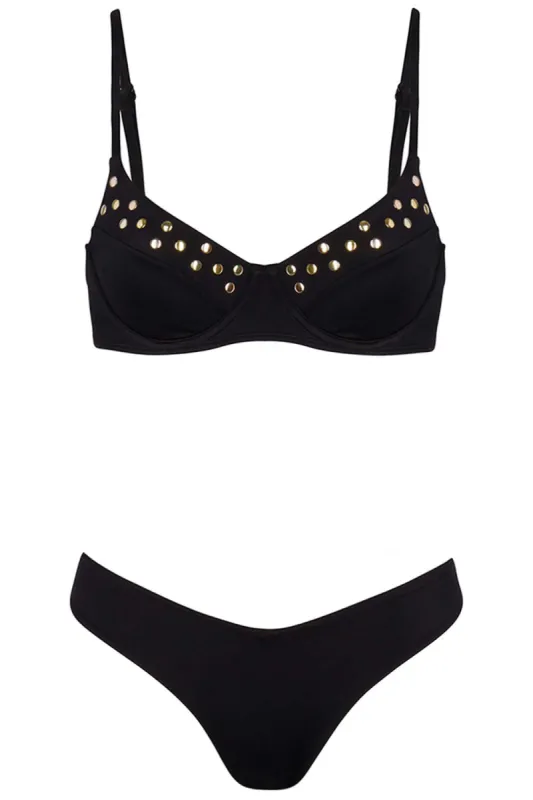 Destin Bikini Black Set sold by Vetchy