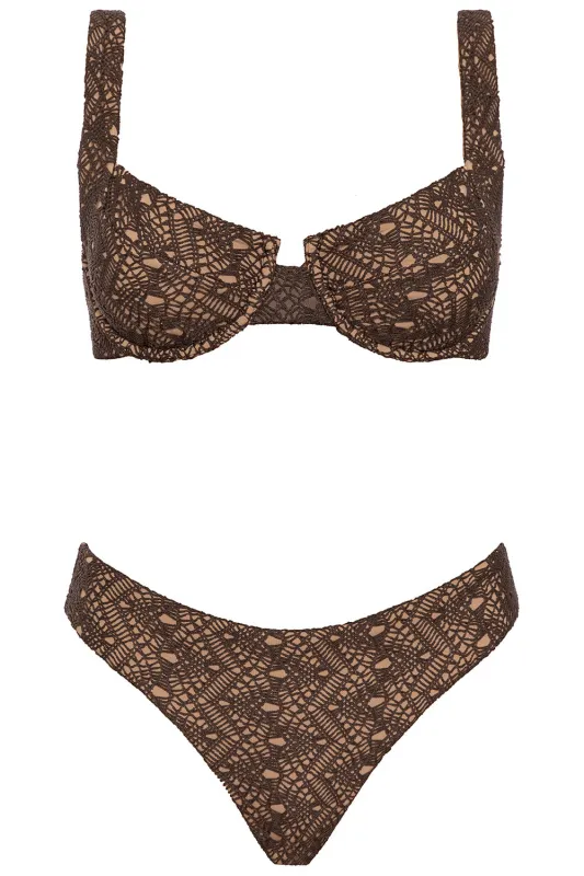 Laguna Bikini Coco Crochet Set made by Vetchy