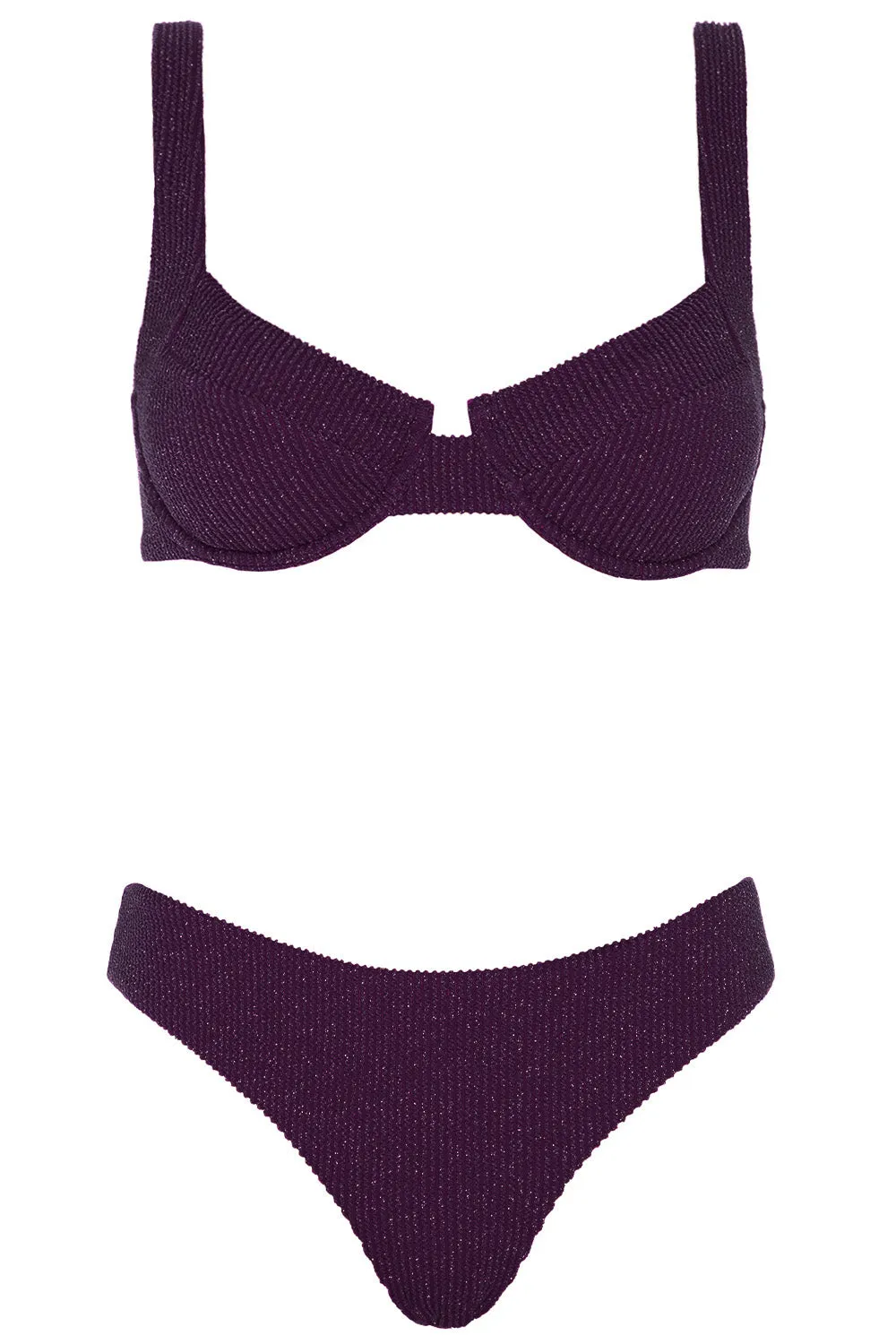 Laguna Bikini Plum Set sold by Vetchy
