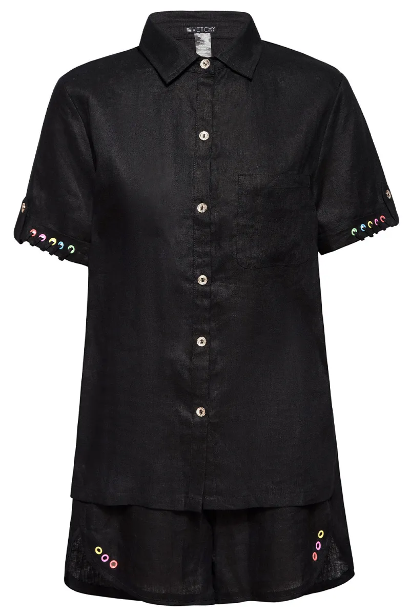 Linen Black Set sold by Vetchy