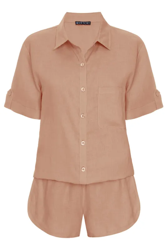 Linen Tan Set sold by Vetchy