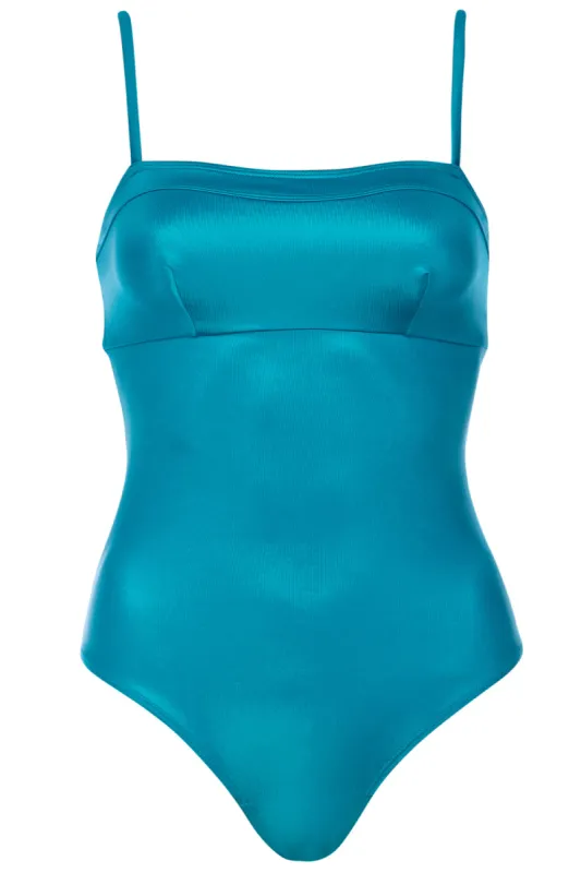 Hamptons Teal Swimsuit made by Vetchy