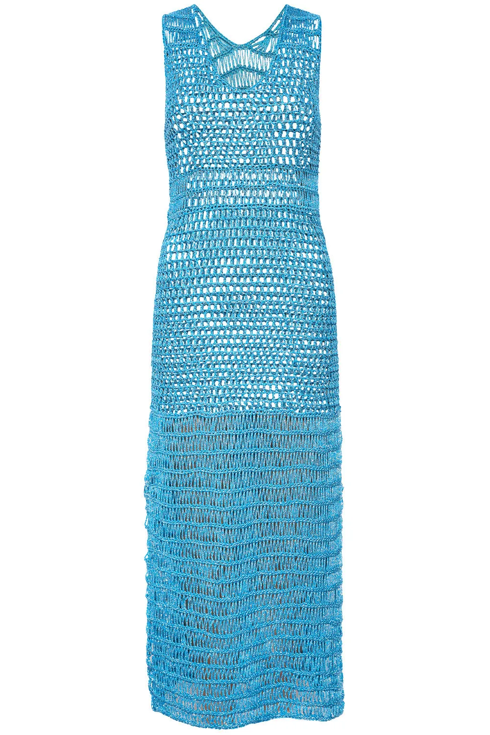 Crochet Blue Long Dress sold by Vetchy
