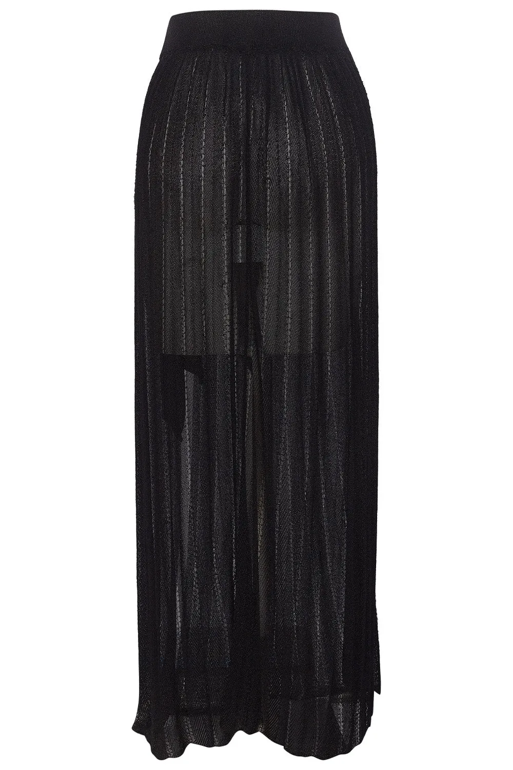 Black Metallic Skirt sold by Vetchy product image thumbnail 5