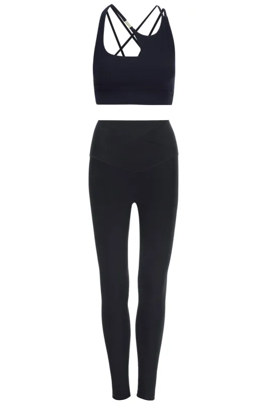 Melrose Black Ribbed Set sold by Vetchy
