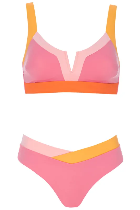 Vista Bikini Fiesta Tricolor Set sold by Vetchy