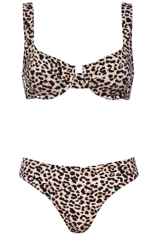 Laguna Bikini Leopard Set sold by Vetchy