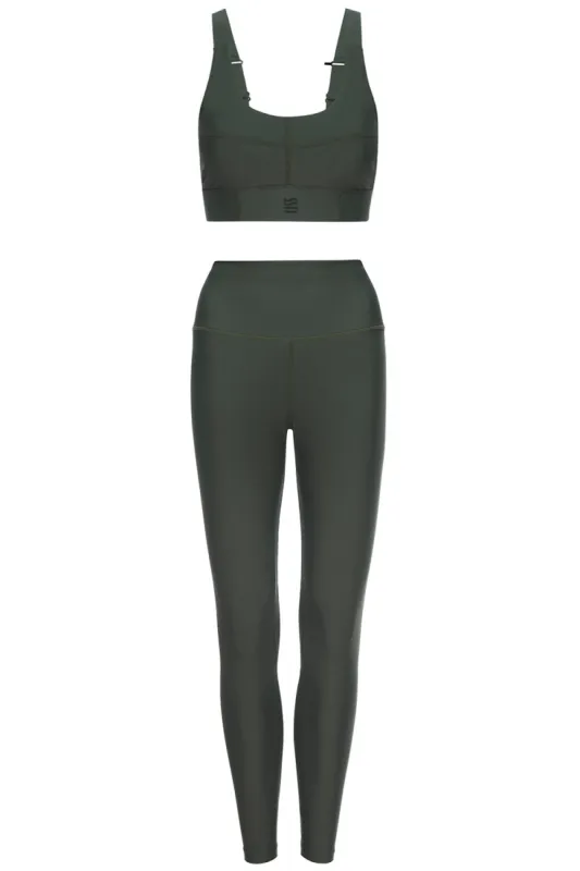 Soho Dark Olive Active Set sold by Vetchy