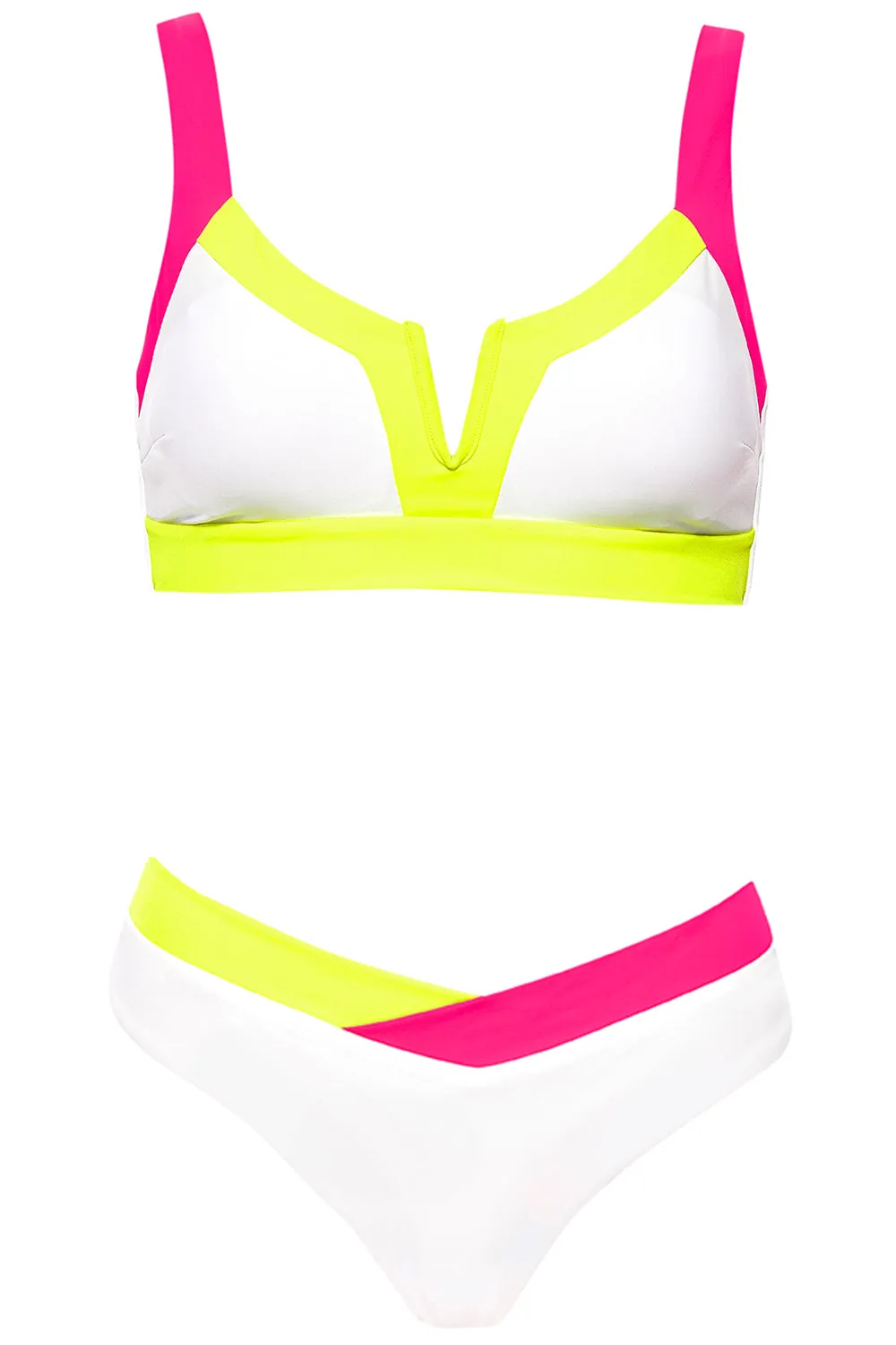Vista Bikini Neon Tricolor Set sold by Vetchy