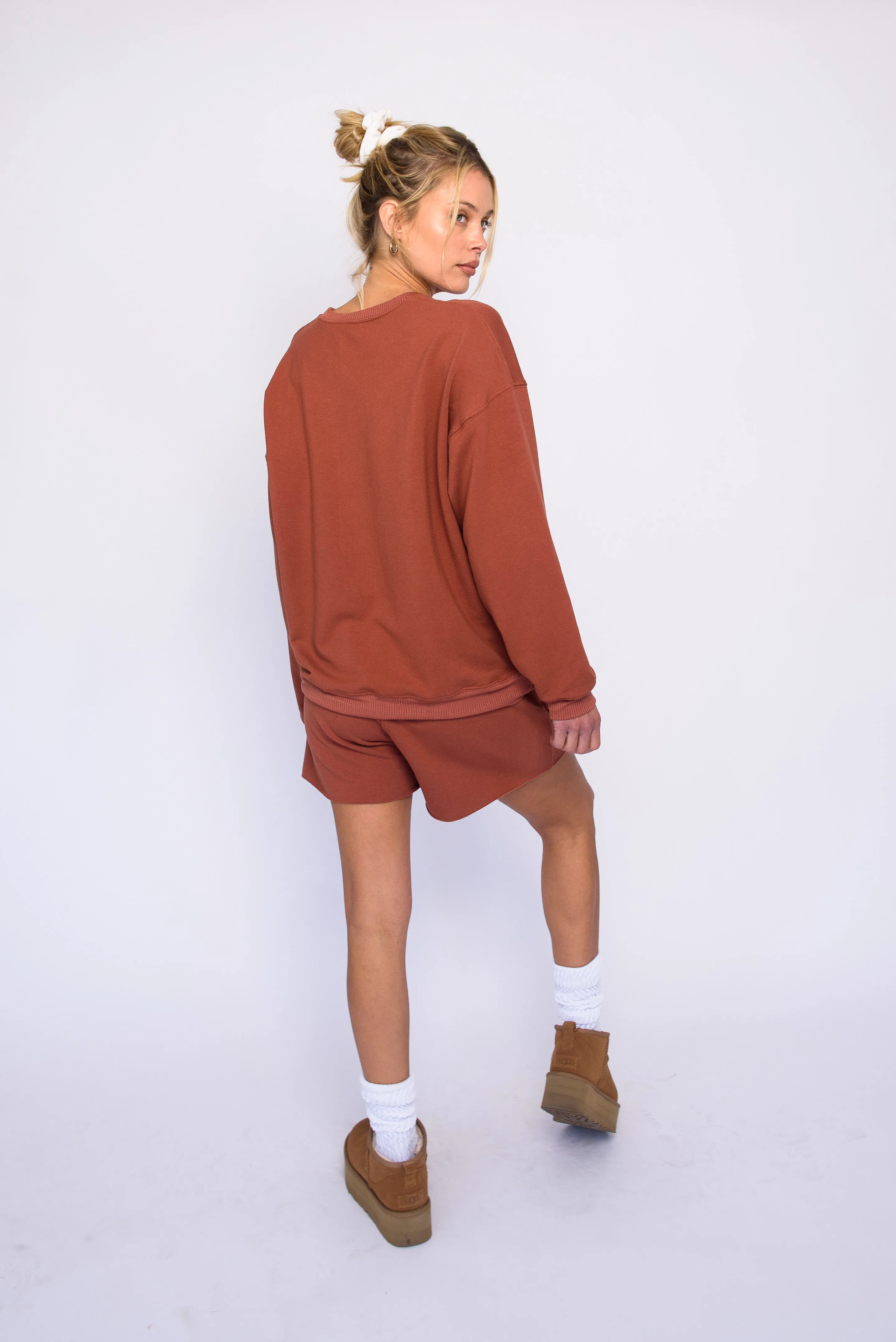 CLOUDLUX Chris Crewneck - Dune sold by Skatie product image thumbnail 5