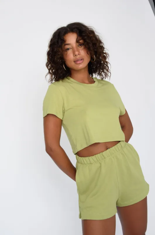 Boyfriend Tee - Matcha sold by Skatie