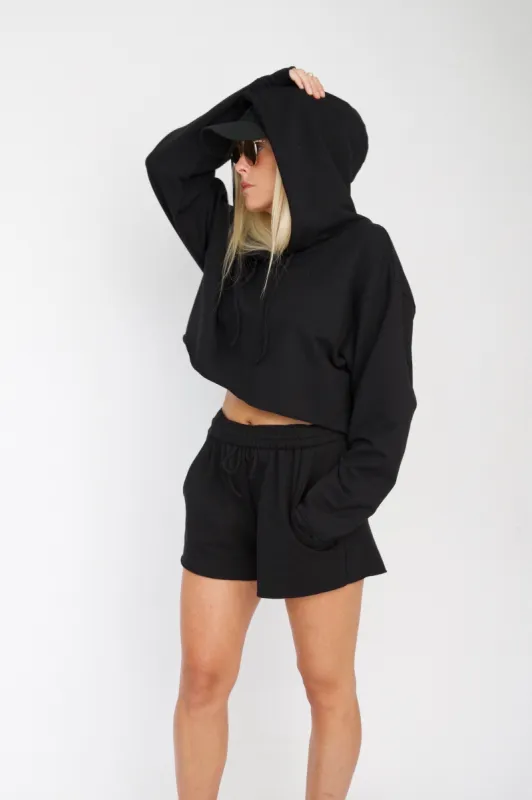 CLOUDLUX Ariana Hoodie - Black made by Skatie