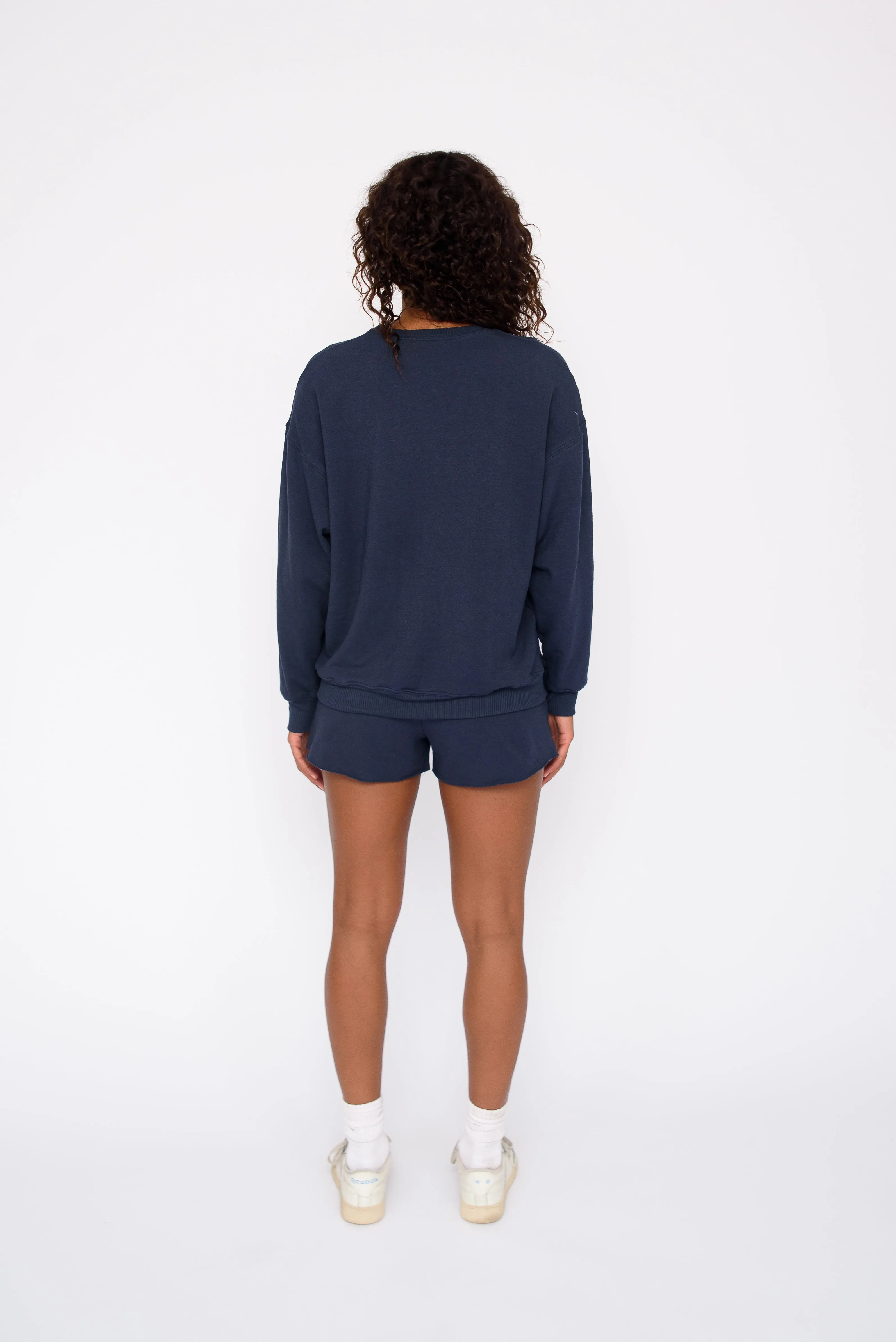 CLOUDLUX Chris Crewneck - Navy sold by Skatie product image thumbnail 3