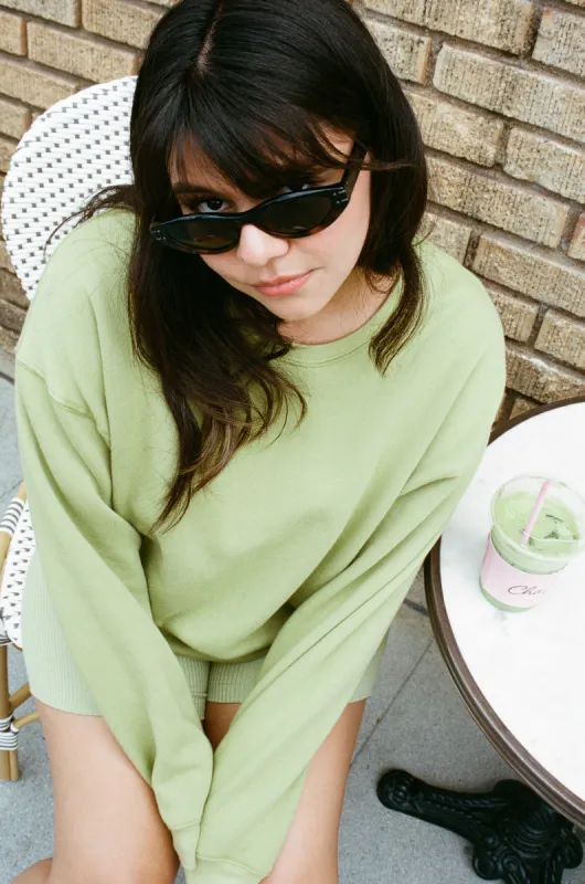 ULTRALUX Chris Crewneck - Matcha sold by Skatie