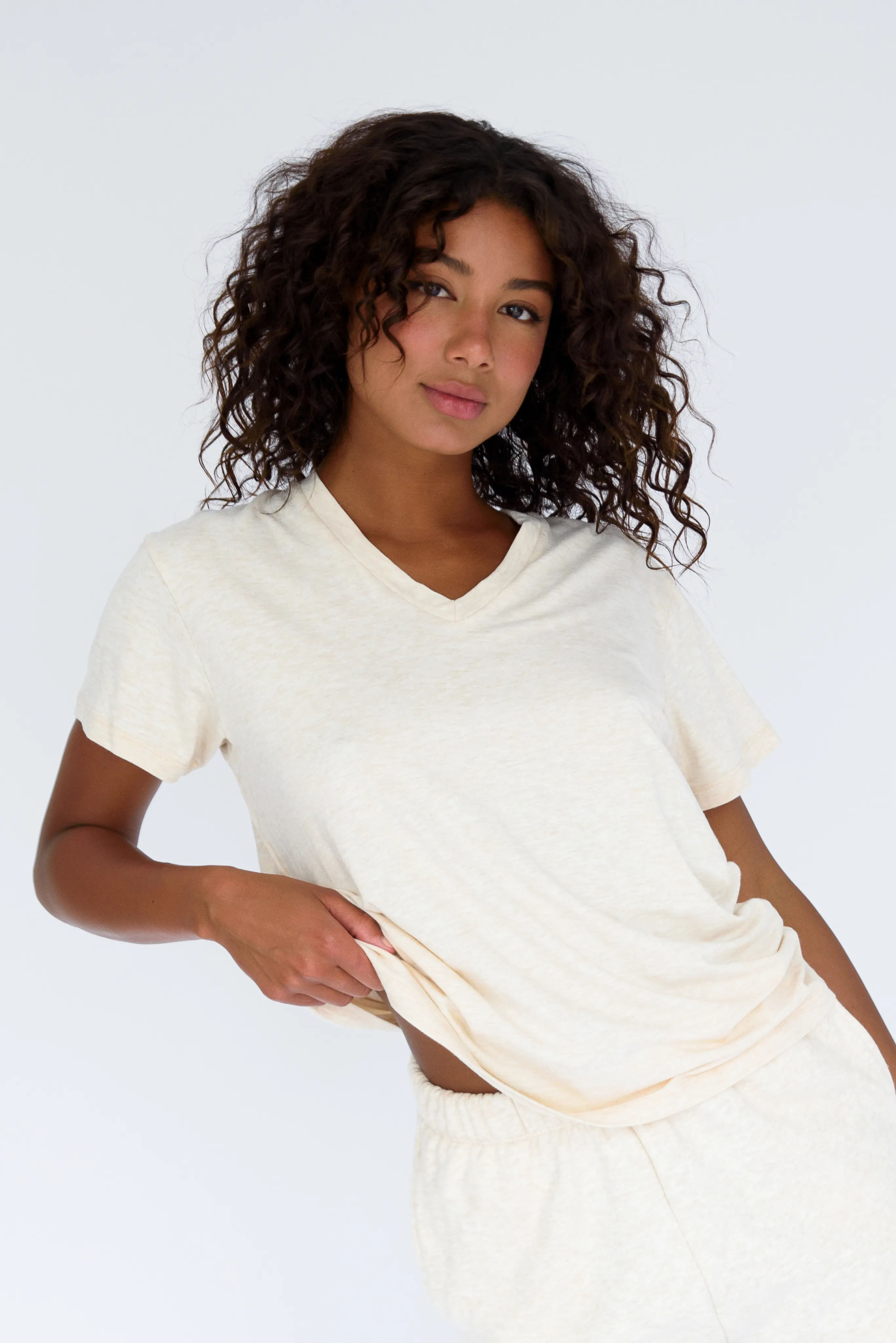 Hubby Tee - Latte sold by Skatie