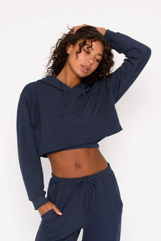 CLOUDLUX Ariana Hoodie - Navy made by Skatie
