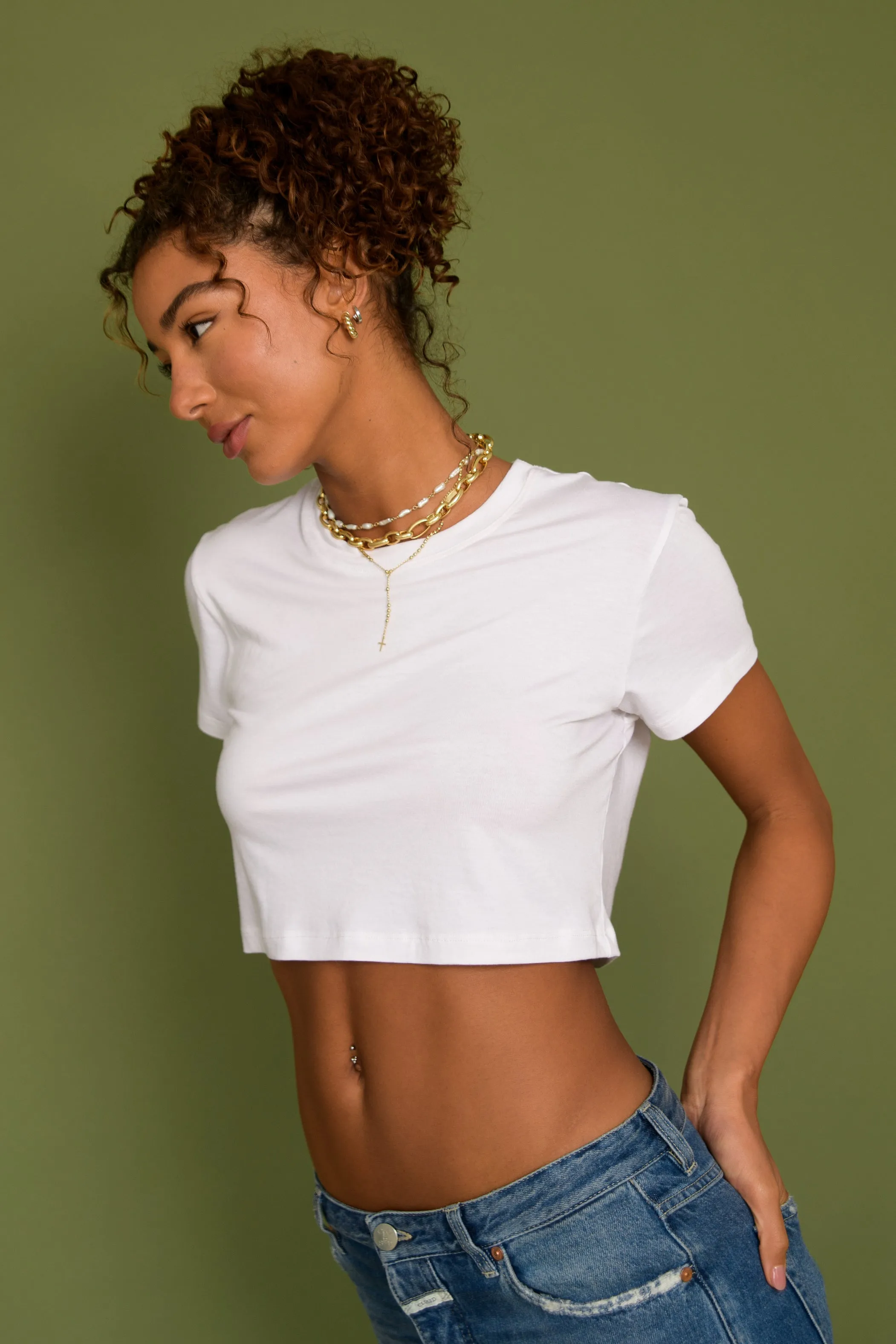 Boyfriend Tee - White sold by Skatie product image thumbnail 4
