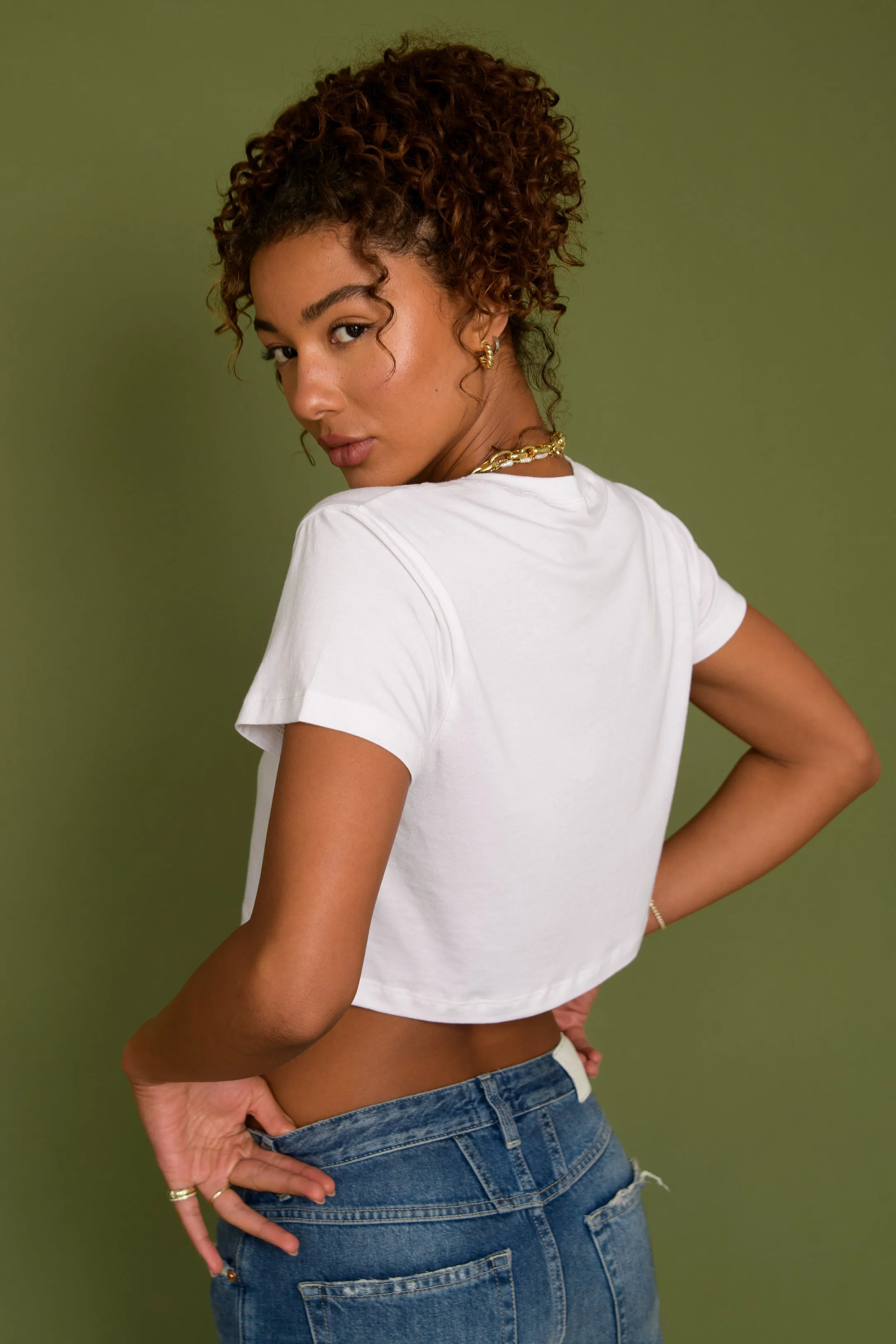 Boyfriend Tee - White sold by Skatie product image thumbnail 3