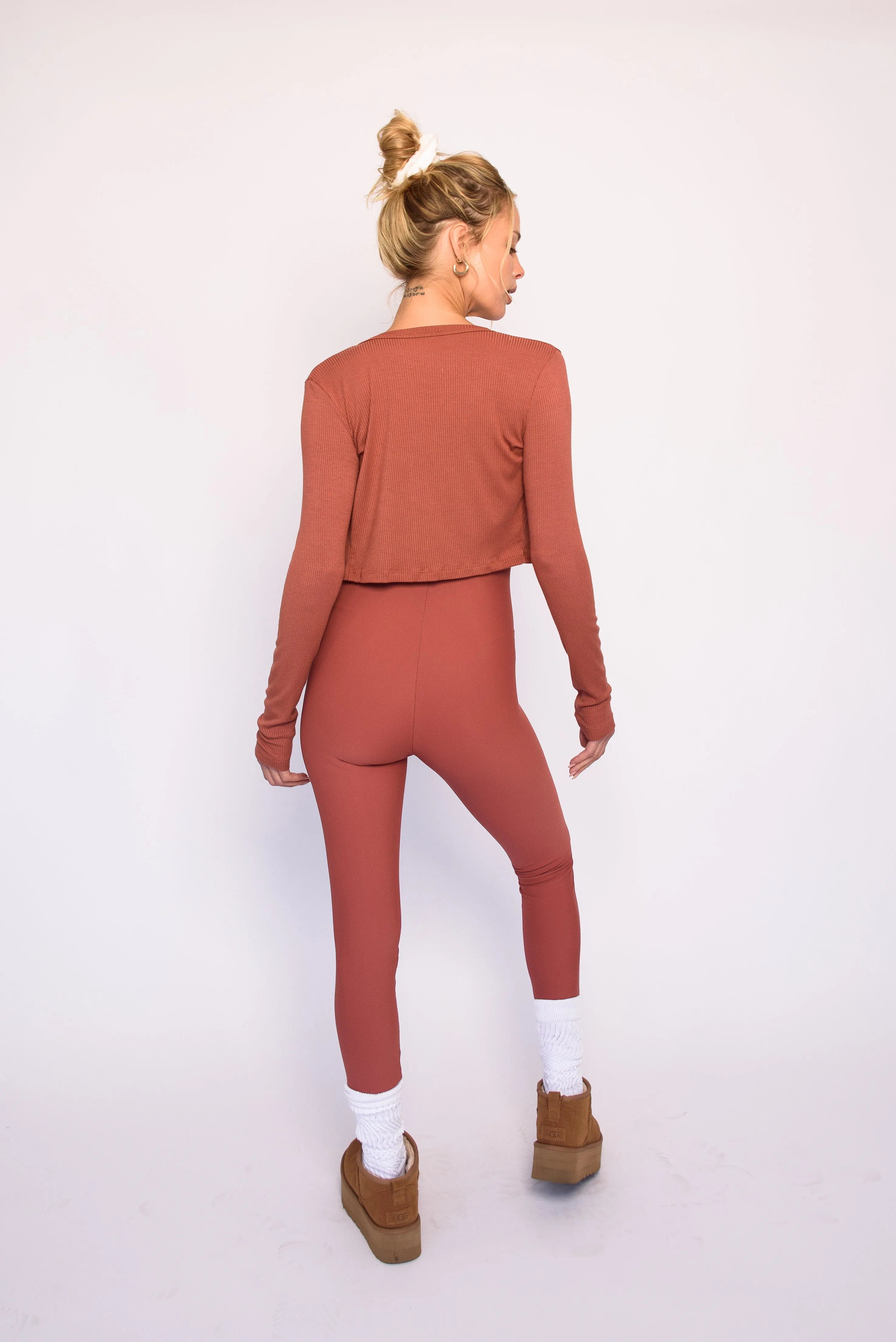 Kylie Cardigan Ribbed - Dune sold by Skatie product image thumbnail 5