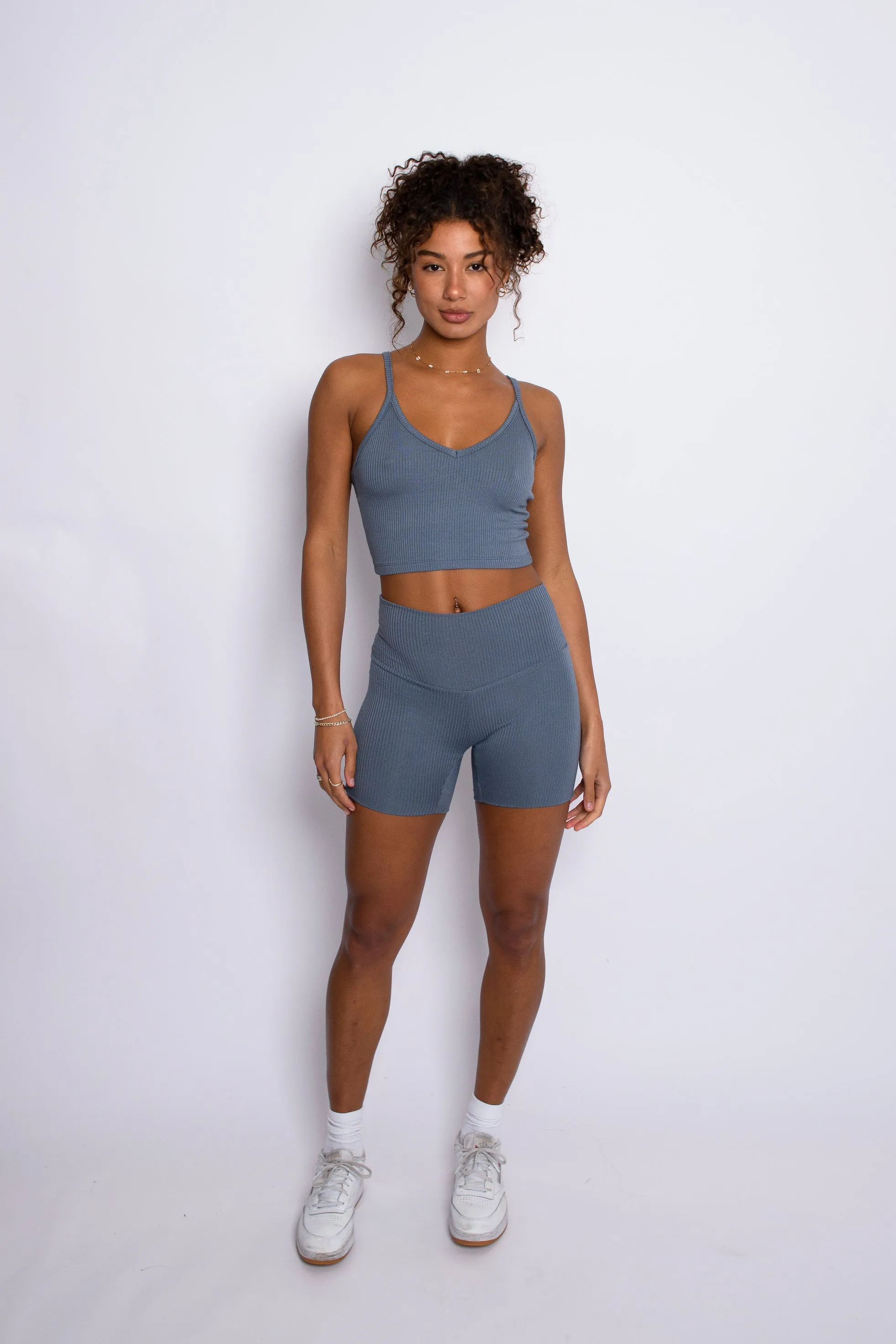 Perfect Tank Ribbed - Denim sold by Skatie product image thumbnail 3