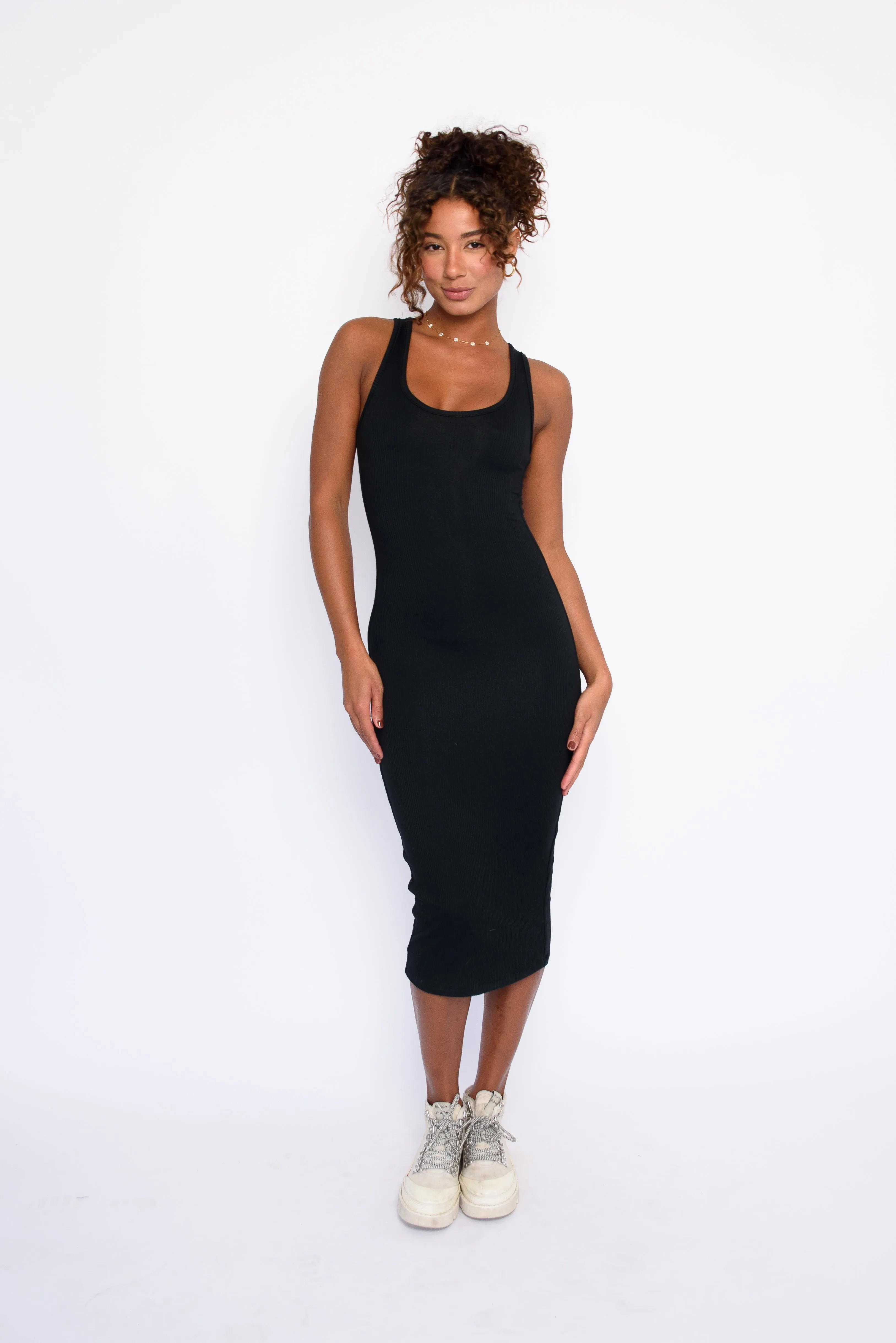 Alex Dress Ribbed - Black sold by Skatie product image thumbnail 2