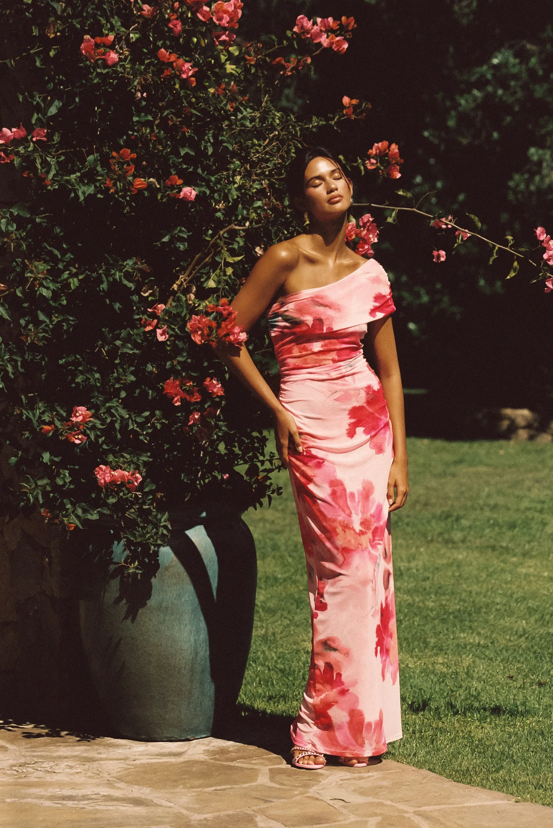 Caroline Maxi Dress Mesh - Como sold by Skatie