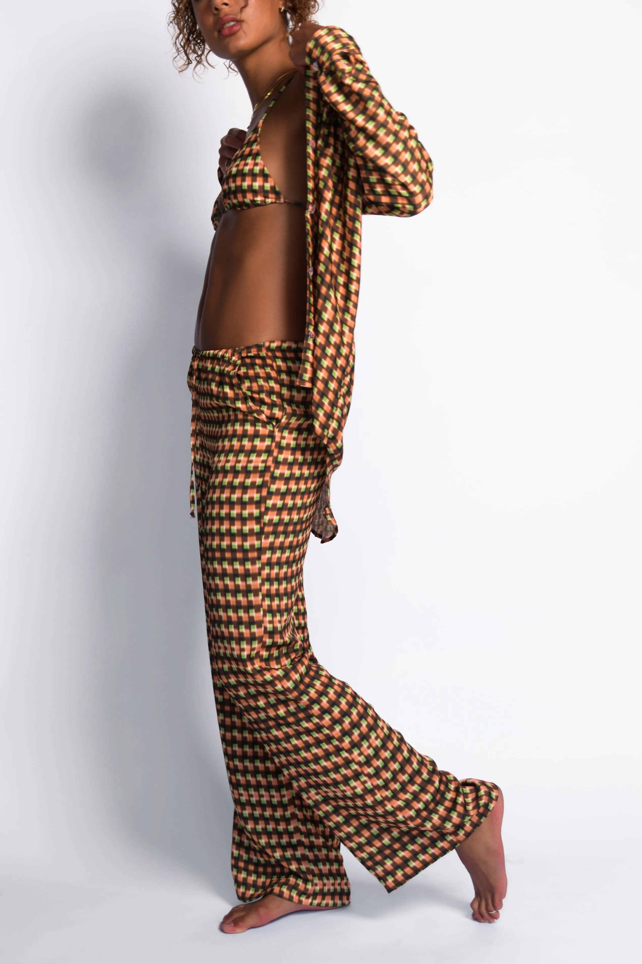 Ava Pants Satin - Mirage sold by Skatie product image thumbnail 3