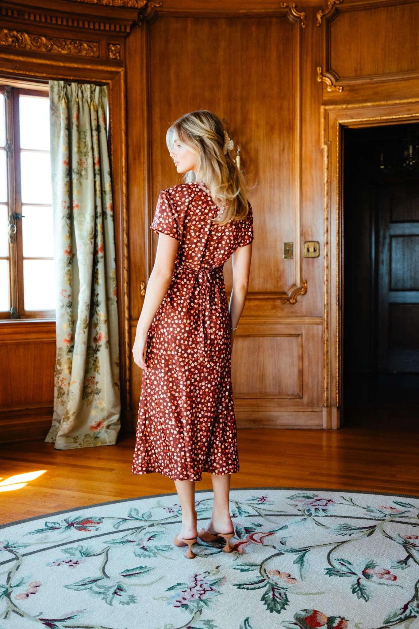 Mary Midi Dress Satin - Lowell sold by Skatie product image thumbnail 4