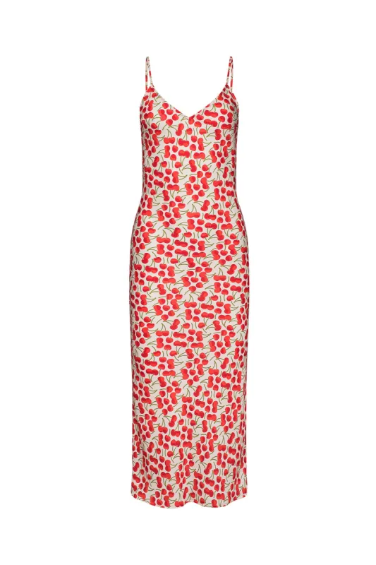 Eva Dress Satin - Cola sold by Skatie
