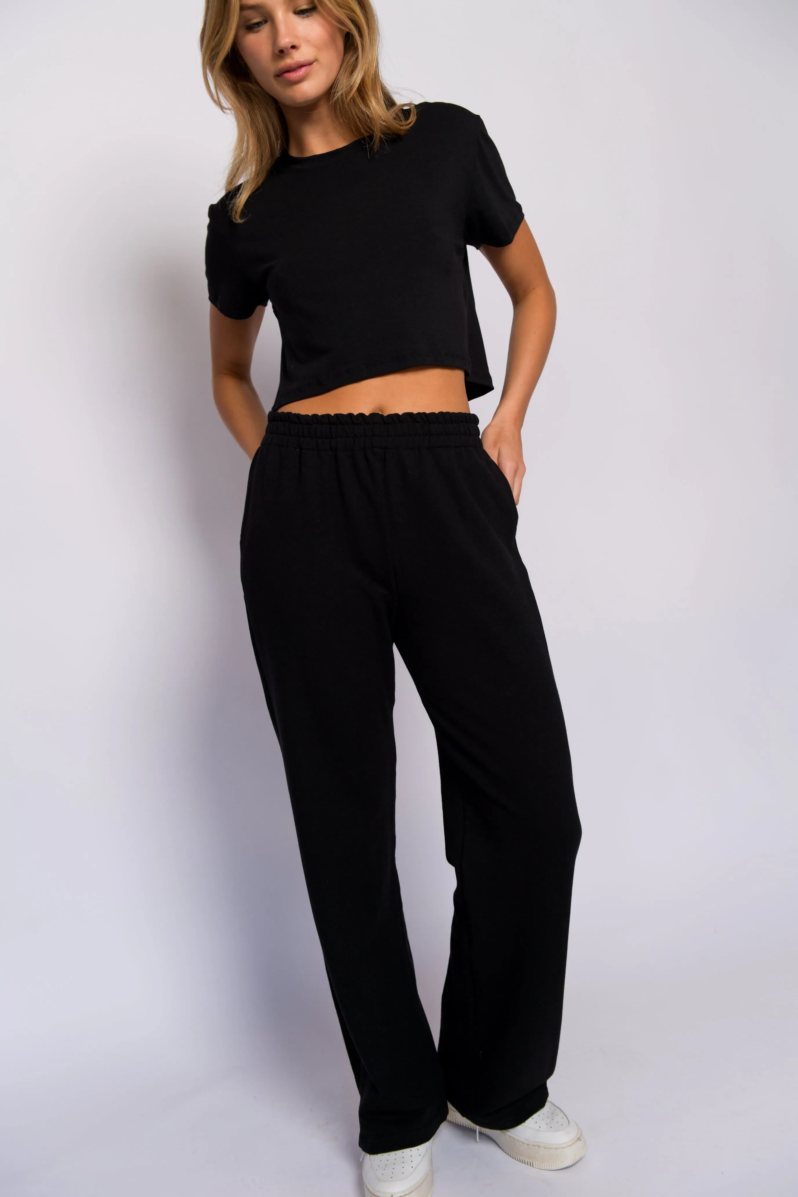 CLOUDLUX Danny Sweatpants - Black sold by Skatie
