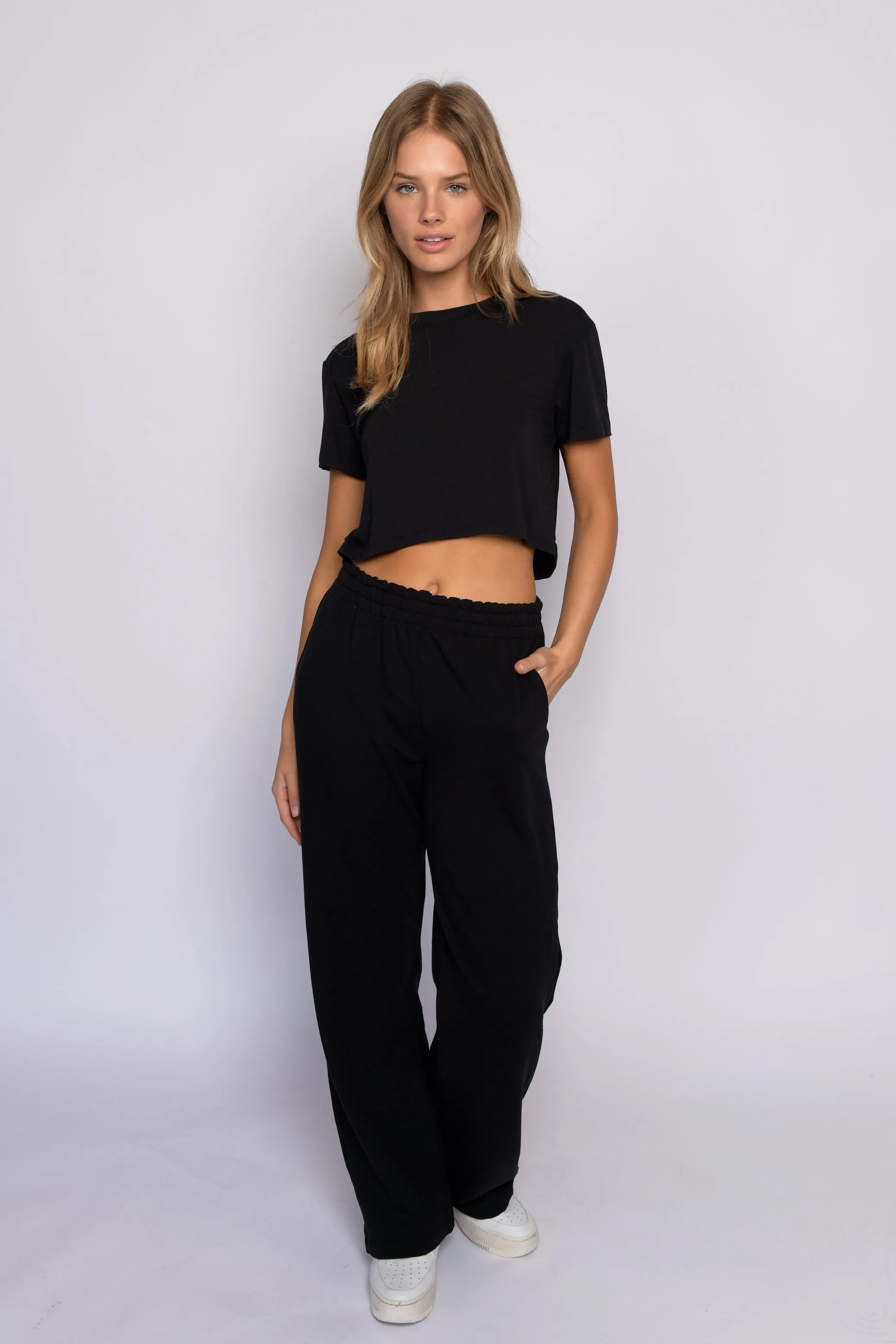 CLOUDLUX Danny Sweatpants - Black sold by Skatie product image thumbnail 5