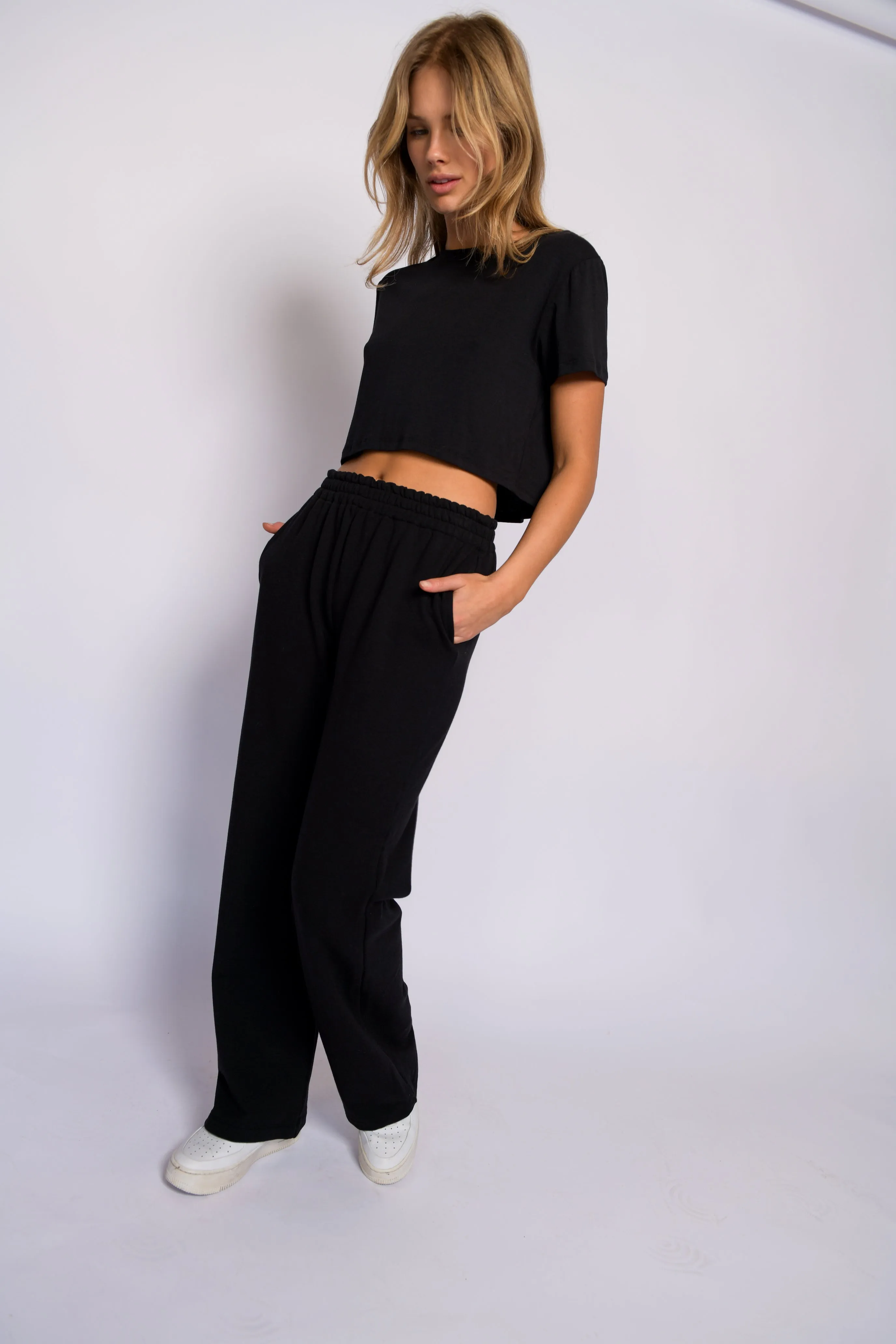 CLOUDLUX Danny Sweatpants - Black sold by Skatie product image thumbnail 2