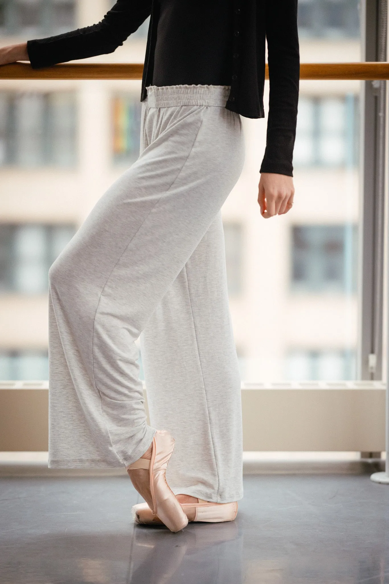 James Boxer Pants Jersey - Heather Grey sold by Skatie