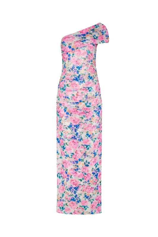 Caroline Maxi Dress Mesh - Bouquet sold by Skatie