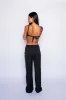 Ava Pants Satin - Black sold by Skatie