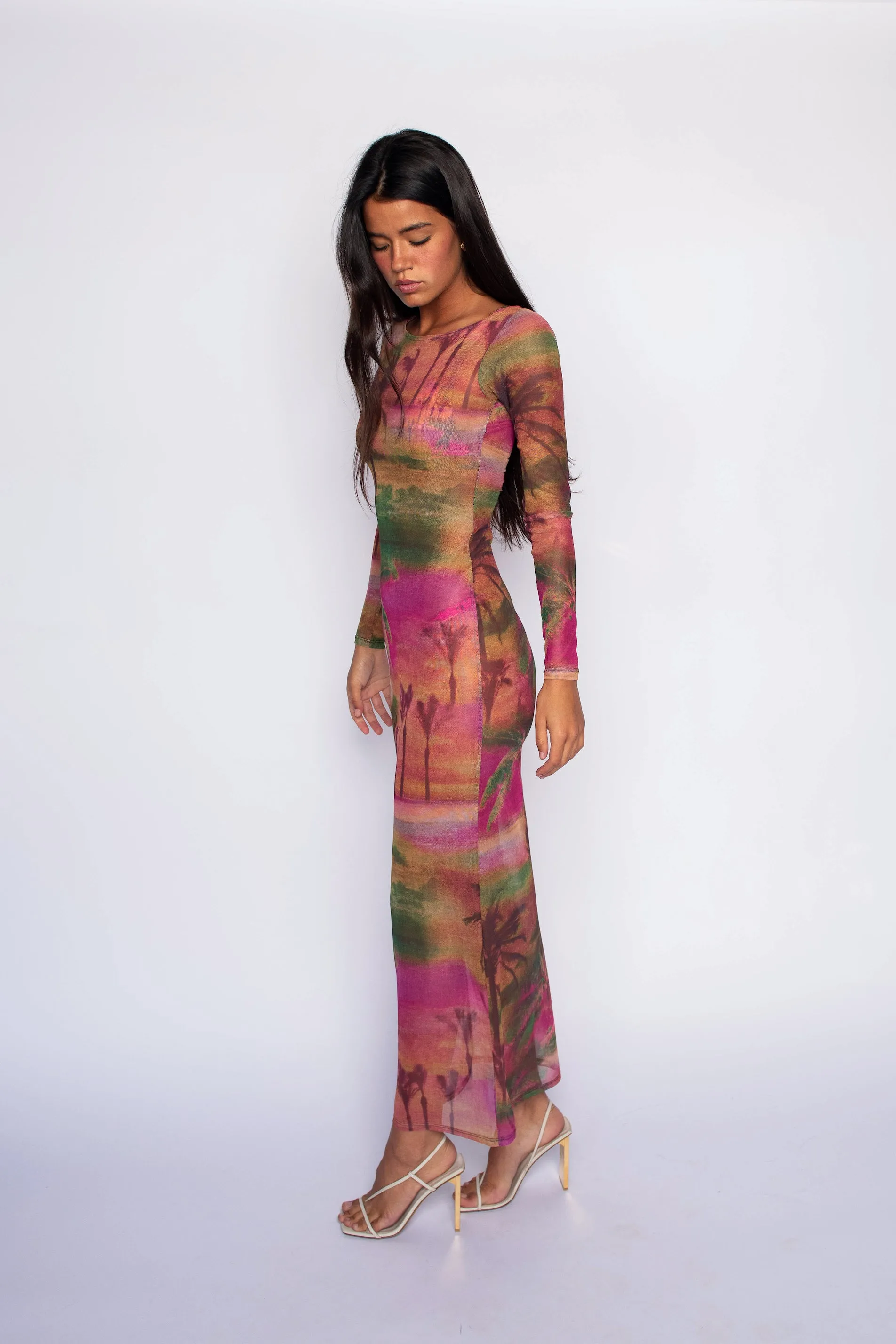 Beck Maxi Dress Mesh - Careyes sold by Skatie product image thumbnail 4