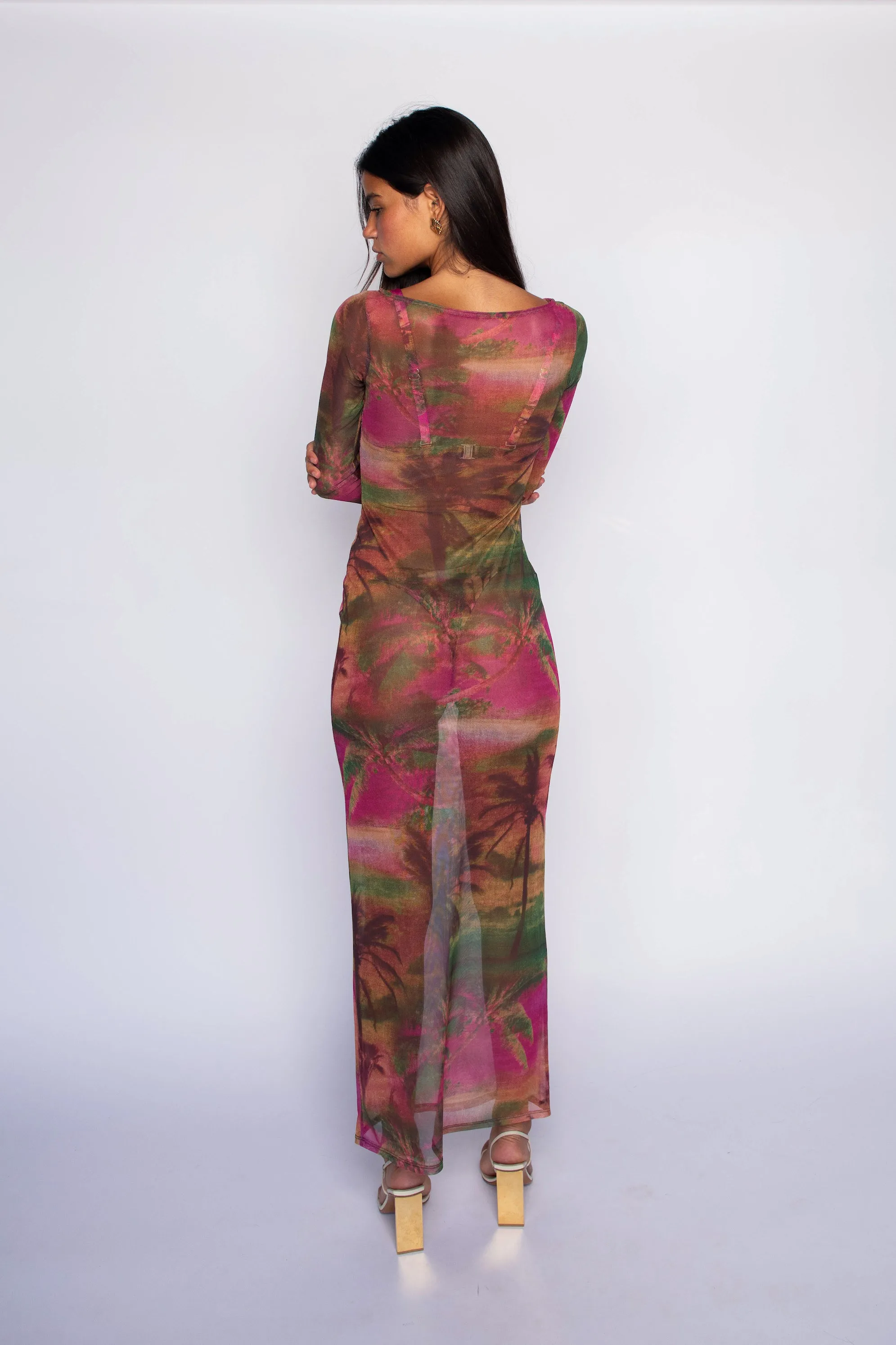 Beck Maxi Dress Mesh - Careyes sold by Skatie product image thumbnail 3