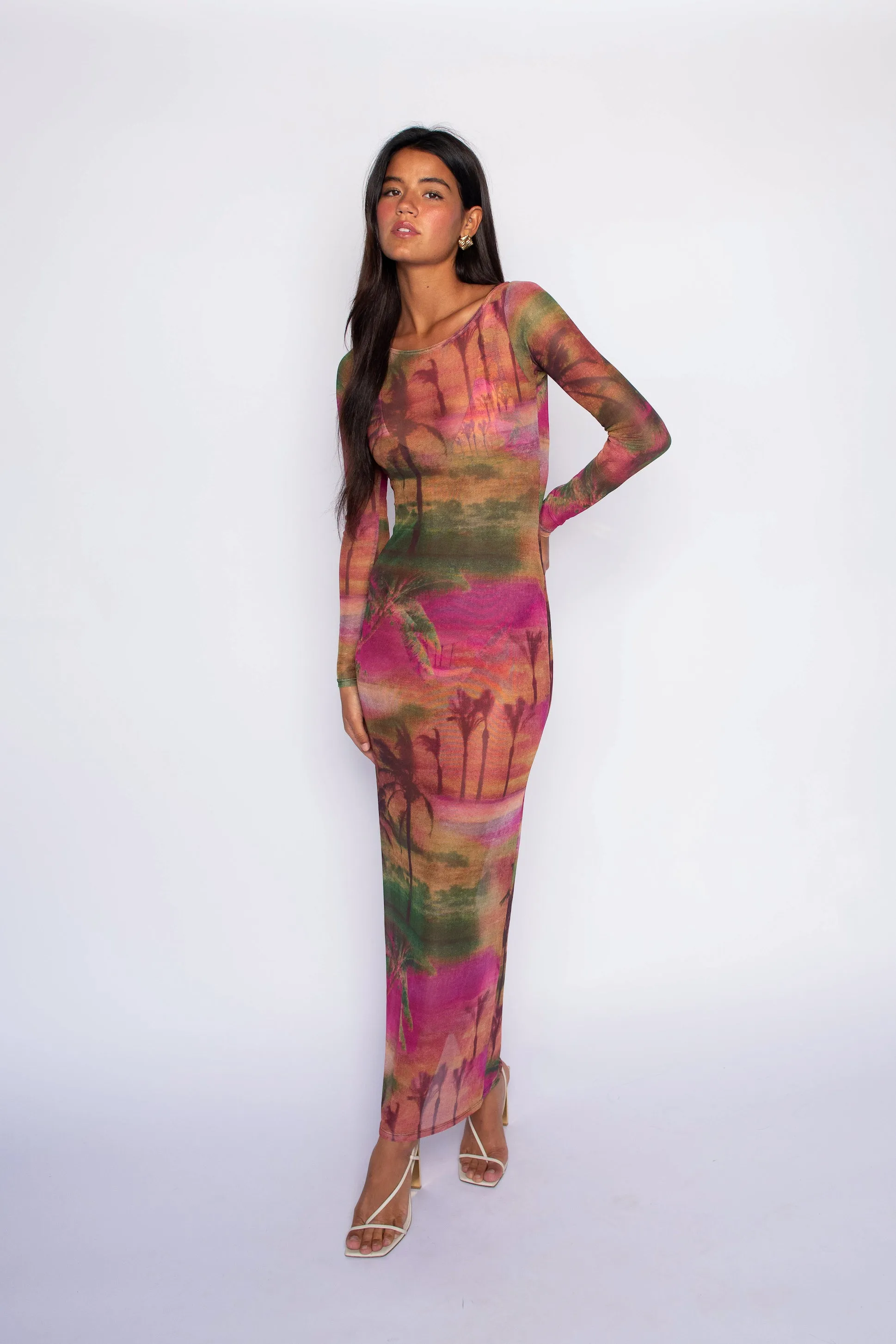 Beck Maxi Dress Mesh - Careyes sold by Skatie product image thumbnail 2