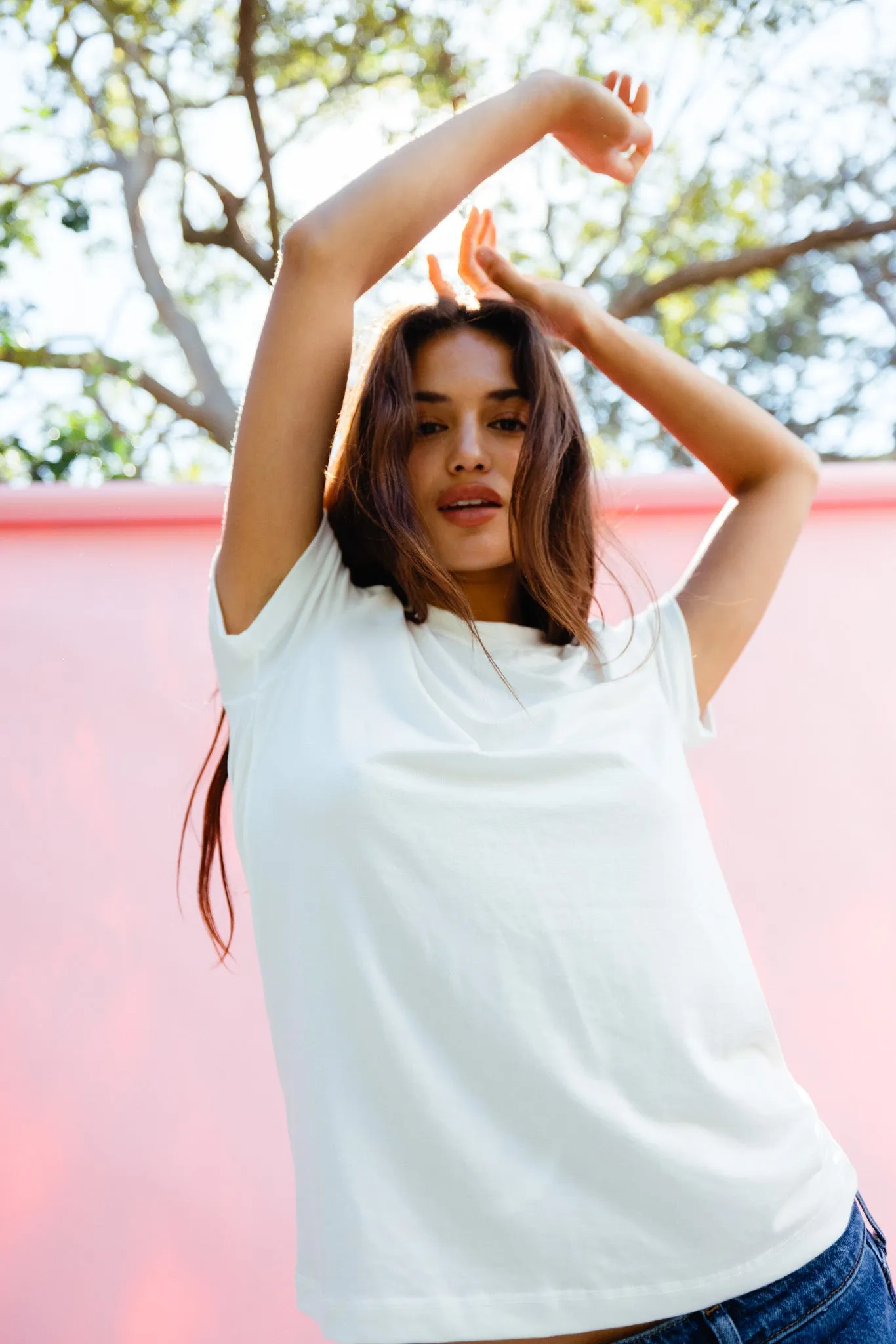 Bestie Tee Jersey - White sold by Skatie product image thumbnail 2