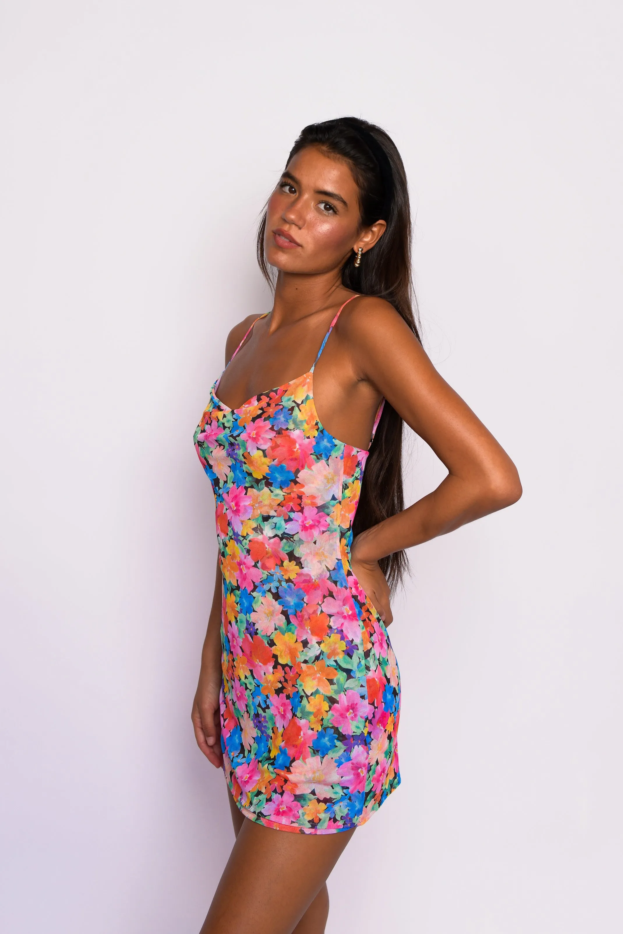 Samantha Mini Dress Mesh - Marbella sold by Skatie product image thumbnail 4