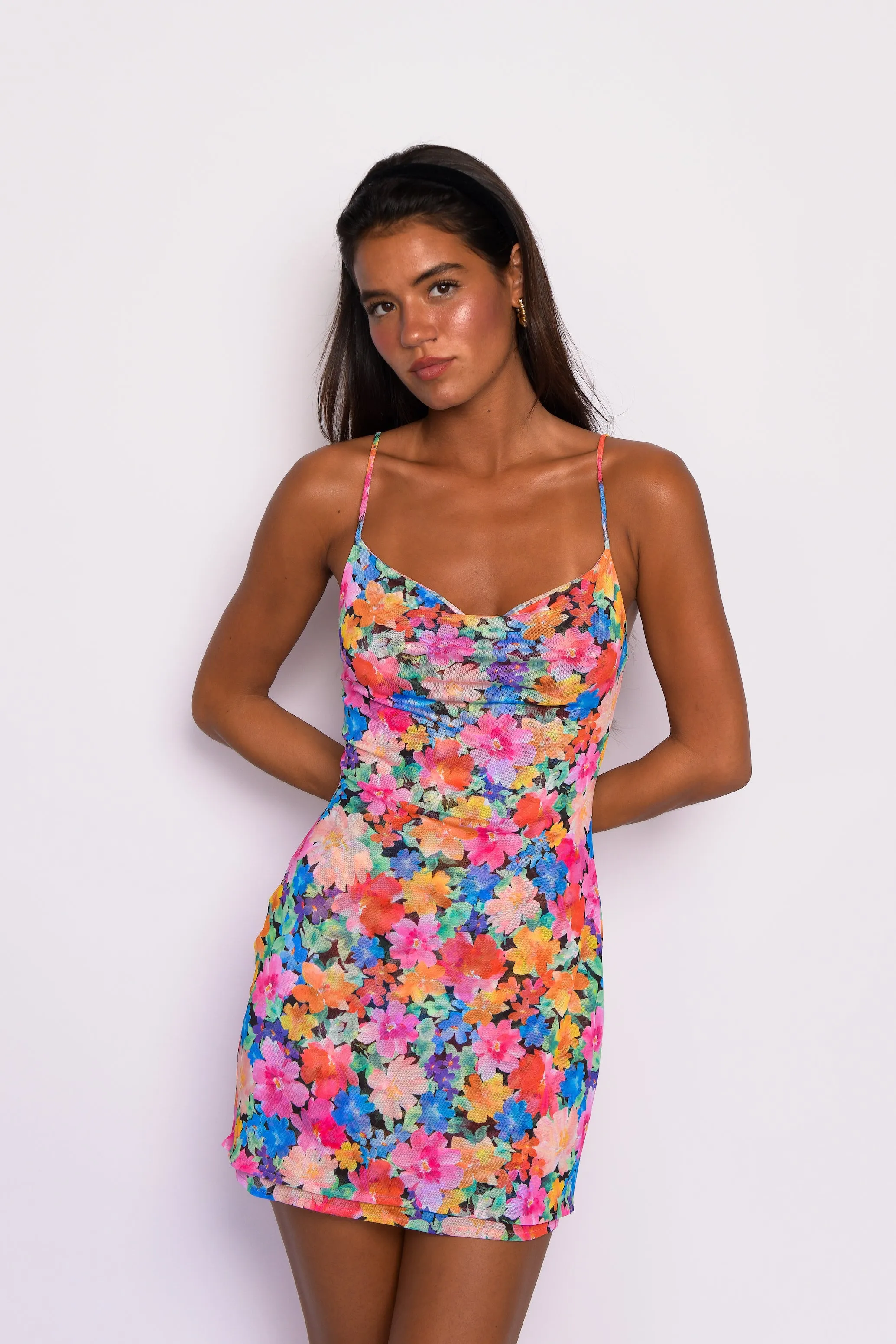 Samantha Mini Dress Mesh - Marbella sold by Skatie product image thumbnail 2