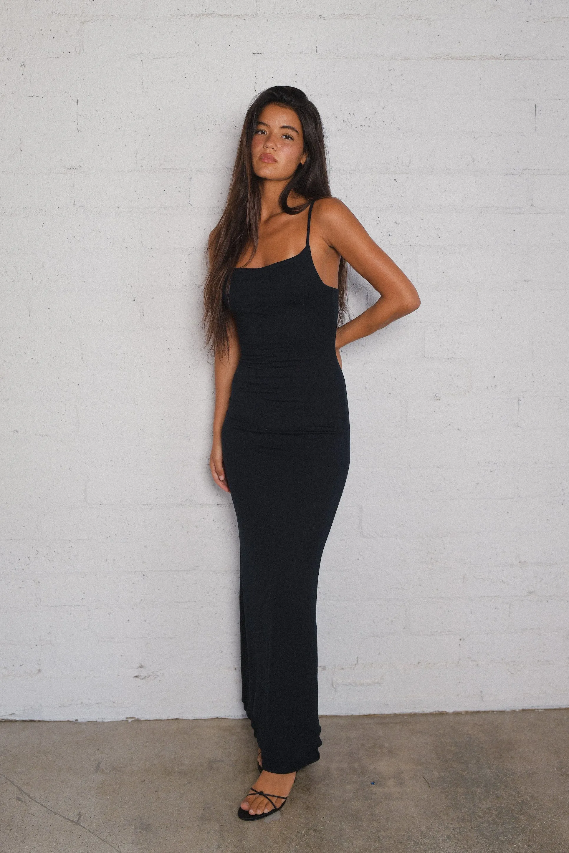Samantha Maxi Dress Jersey - Black sold by Skatie product image thumbnail 2